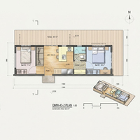 Maison modulaire préfabriquée SIP à haute performance énergétique, zéro carbone, étanche, basse consommation, conforme aux normes de maison passive durable