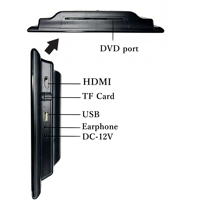 Monitor de Reposacabezas con Pantalla Táctil de 11.6 Pulgadas y Resolución 1920*1080P, Audio de Alta Resolución, Reproductor MP3/MP4 para Entretenimiento en el Asiento Trasero, Venta al Por Mayor