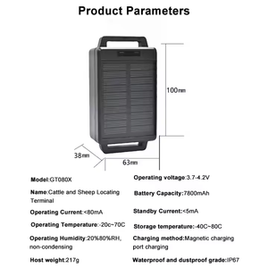 <span class=keywords><strong>Localizzatore</strong></span> GPS Intelligente per Bestiame e Pecore per Monitoraggio Intelligente del Pascolo Tracker GPS per Mucche App GPSONE - Product Image 3