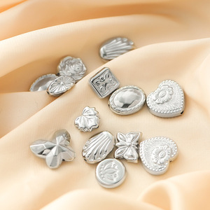 Silver Plated Beads 4mm Scattered Beads For DIY Bracelet Making Craft Jewelry Accessories Butterfly Flower Shape - Product Image 3