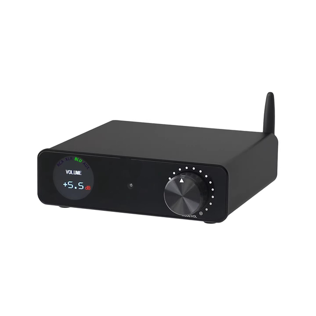 D325Q Fever Level Multi-functional Blue-tooth Digital Hifi High Power TPA3255 Home Remote Control Audio Power Amplifier