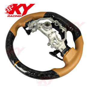 Custom Leather Carbon Fiber Steering <b>Wheel</b> for Lexus IS200T IS250 IS300 IS350 IS500 RC200T RC300 RC350 F Sport Car Accessories - Product Image 4