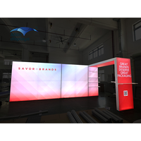 SEG kotak lampu Led Poster film pameran dagang panel dinding rangka aluminium ekstrusi iklan stan kotak lampu
