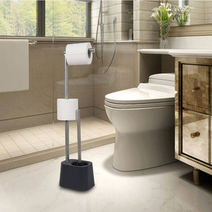 Moderno supporto per <span class=keywords><strong>carta</strong></span> <span class=keywords><strong>igienica</strong></span> in piedi 201 in acciaio inossidabile durevole Design indipendente per hotel e case - Product Image 2