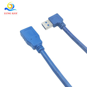 สายต่อ USB รูปตัว U Lung Kay แบบตัวผู้ต่อตัวเมีย ความเร็วสูง ส่งข้อมูลได้รวดเร็ว สีฟ้า น้ำหนัก 0.03 กก. รุ่น LKU3 004 - Product Image 4