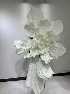 High-end Modern Elegant <strong>Simple</strong> Giant Paper Flowers Event Christmas Decorations Customized <strong>Backdrop</strong> Artificial Flowers <strong>Wedding</strong> - Product Image 6