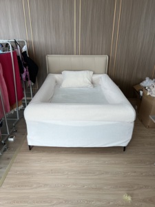 Parure de lit avec bordure, draps de lit en bambou, draps de lit super king size, ensemble de <span class=keywords><strong>literie</strong></span> élégant, <span class=keywords><strong>literie</strong></span> haut de gamme - Product Image 1