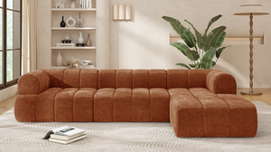 Ensemble de canapé sectionnel en forme de L moderne avec mousse haute densité, housse lavable, chaise longue - Product Image 4