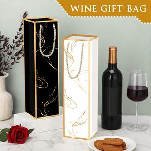 Bolsas de Vino de Lujo Personalizadas con Asas Troqueladas, Cartulina Reciclable de Alta Calidad, Impresión a Todo Color para Bodegas y Hoteles - Product Image 2