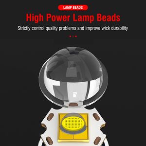 <span class=keywords><strong>Boruit</strong></span>-Faro de alta potencia con zoom de 5000 lúmenes, aleación de aluminio Ipx4, resistente al agua, para senderismo y Camping - Product Image 4