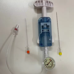 Perlengkapan dokter hewan balon Inflator kateter kardiologi angiografi balon PKP alat inflasi - Product Image 5