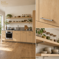 Meubles de cuisine extérieurs modernes en acier inoxydable, ensemble complet intelligent avec robinet, charnières et évier modulaire écologique pour appartement