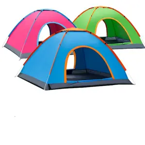 2/3/4/5 Person Camping Dome Zelt, wasserdichtes, geräumiges, leichtes tragbares Rucksack zelt für Camping/Wandern im Freien