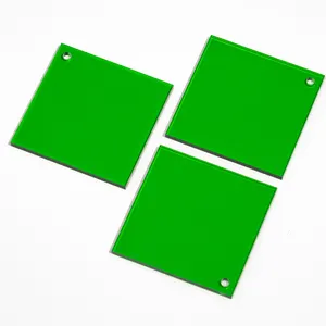 맞춤형 반투명 경옥 녹색 아크릴 보드, 아크릴 원료, 맞춤형 유기 유리 보드 가공