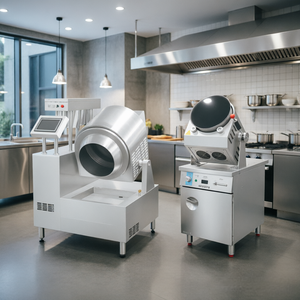 Máquina Comercial Automática Inteligente para Saltear Alimentos, <span class=keywords><strong>Robot</strong></span> de <span class=keywords><strong>Cocina</strong></span> por Inducción, Equipo de <span class=keywords><strong>Cocina</strong></span> para Restaurantes, Uso Pesado, 380V - Product Image 2