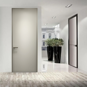 Porte intérieure extrêmement étroite de style américain moderne Application à la <span class=keywords><strong>maison</strong></span> moderne Construction cachée invisible peinte à la main - Product Image 6