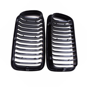 Calandre avant BMW Série 7 E38 en plastique ABS noir brillant, pièce de rechange pour pare-chocs A-E38-L - Product Image 3