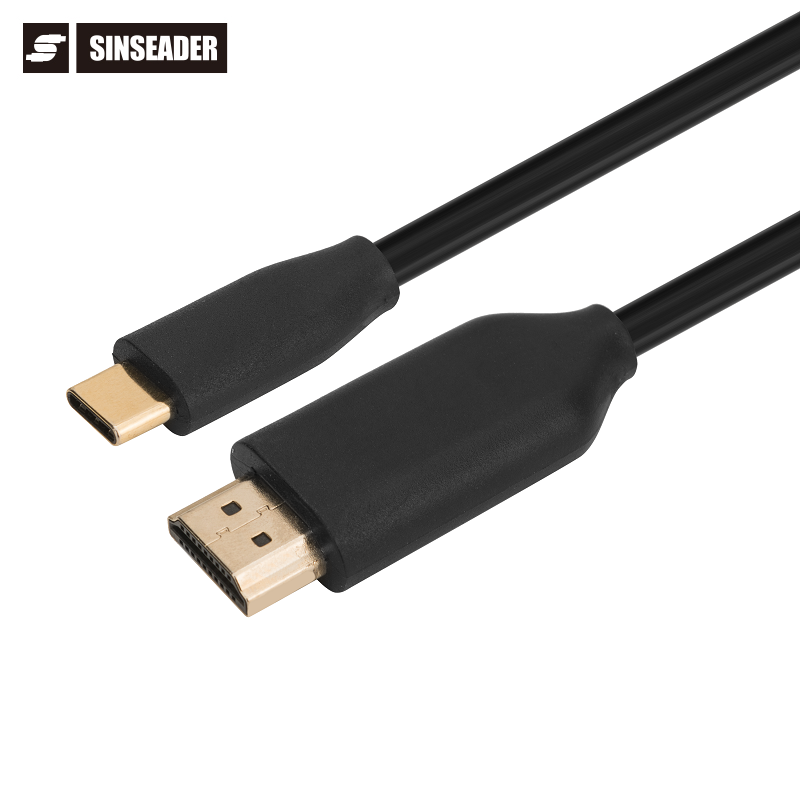Премиум качество USB C к HDMI кабелю Тип C к HDMI преобразователь адаптер для ноутбука 1 м 2 м 3 м