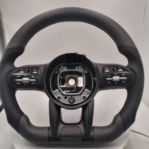 <span class=keywords><strong>Volant</strong></span> personnalisé YLD en cuir semi-perforé pour Benz Classe G W463 Wagon CLA C117 W211 W212 W204 W205 C63 <span class=keywords><strong>AMG</strong></span> - Product Image 2