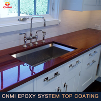 CNMI Composite pour liaison de bateau, résine époxy à Double composant cristallin résine époxy AB colle de Table résine époxy 100%