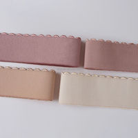 Moustiquaire en Nylon souple, bord de piquet élastique pour lingerie, 10mm