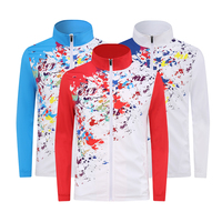 Conjunto de ropa atlética para hombre OEM disponible con chaqueta con cremallera completa, ideal para chándales de entrenamiento de equipos