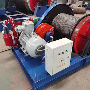 Treuil électrique souterrain de petite taille de 200 tonnes, levage de cargaison, câble en acier, hauteur de levage de 15 m, télécommande/suspendu pour grues - Product Image 2