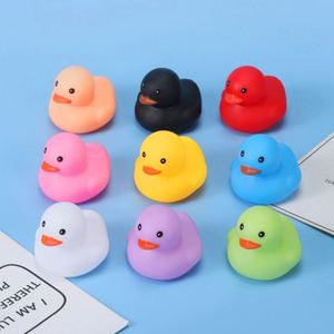 Custom Logo Pink 2 Inch Colorful Yellow Plastic Baby Bath Duck Squeeze-and-Squeak Toy for Children <b>Small</b> <b>Gift</b> - Product Image 2