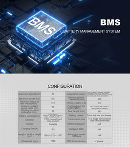 Win Rider 7500W 35AH Electric Dirt Road Bike Toda la bicicleta Motocicleta eléctrica para adultos Ebike - Product Image 6