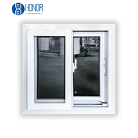 Fenêtre coulissante en PVC avec design sécurisé