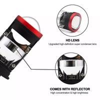 Phare de moto Y7 à LED, phare de voiture Bi-LED, projecteur laser réel, projecteur LED miniature H4, kit de lentilles de projecteur LED 28000 lm, lampe automobile