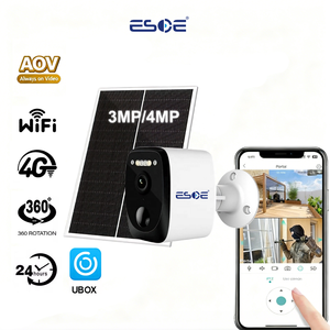 <span class=keywords><strong>Telecamera</strong></span> Solare <span class=keywords><strong>a</strong></span> Basso Consumo B30-<span class=keywords><strong>WIFI</strong></span> H.265 con Visione Notturna, Supporto Android e Apple iOS, Rilevamento Umano PIR, Rilevamento AI, per Interni/Esterni - Product Image 2
