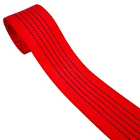 Sabuk Webbing Poliester Industri Tugas Berat Lebar 100mm 125mm 150mm 200mm untuk Sling