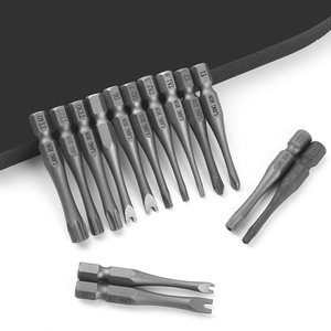 Punta de <span class=keywords><strong>Destornillador</strong></span> Triangular de Acero S2 de 50 mm, Delgada, Magnética, Resistente a Impactos, Resistente a la Corrosión, Gris Fosfato, Triangular, de Seguridad, para Bricolaje, OEM - Product Image 2