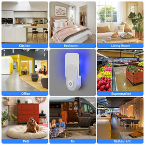 Piège à mouches électronique d'intérieur Tueur de lumière bleue UV intelligent pour insectes Cuisines <span class=keywords><strong>Attrape</strong></span>-mouches collant Plug-In avec source d'alimentation par batterie - Product Image 6