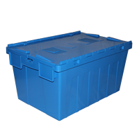 Caisses de transport en plastique recyclables, empilables et emboîtables, taille 600*400*315, pour l'organisation et le stockage en entrepôt