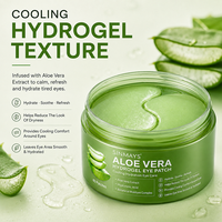 Patchs Hydrogel pour les Yeux à l'Aloe Vera, Acide Hyaluronique et Complexe Hydratant Botanique – Masque Rafraîchissant et Hydratant pour le Contour des Yeux