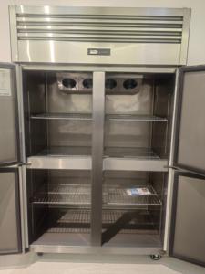 Réfrigérateur commercial vertical à double porte en acier inoxydable, réfrigérateur-congélateur - Product Image 3