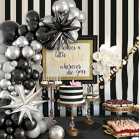 Perlengkapan Dekorasi Balon Lengkung untuk Latar Belakang Photo Booth, Balon Latex Ukuran Campuran untuk Pesta Ulang Tahun, Pernikahan, Bridal Shower