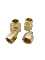 Raccord en laiton forgé sans plomb 1/8 1/4 1/2 3/4 FIPXMIP, adaptateur fileté femelle pour tuyauterie