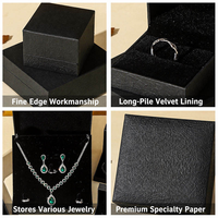 Boîte à bijoux en papier avec logo personnalisé, boîte à collier, boîte à bagues, boîte à boucles d'oreilles, boîte à bracelets, emballage de bijoux, boîte à bijoux en carton de luxe avec couvercle