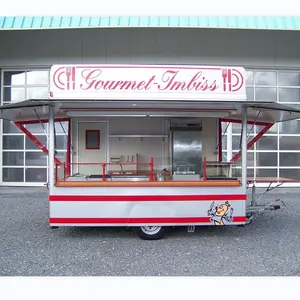 Küchen insel Wagen Türkei 2 Ausgang Friteuse LKW zum Verkauf in China Food Trailer Seat