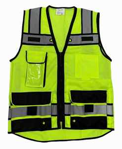 Veste de sécurité réfléchissante de haute qualité, veste de sécurité réfléchissante en maille avec logo personnalisé pour hommes - Product Image 3