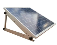 Structure de trépied en aluminium pour panneaux solaires sur toit plat et balcon, système de montage triangulaire réglable