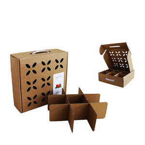 Paquete de caja de fruta <span class=keywords><strong>local</strong></span> especial de melocotón de mano personalizado Caja de regalo de cerezas y cerezas grandes Cartón de embalaje - Product Image 5