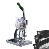 Machine à œillets semi-automatique industrielle à pression manuelle pour tissu, métal, œillets, trous, bannière, auvent, affiche, bâche, sac en PVC