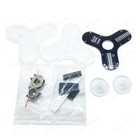 Kit électronique de bricolage LED Fidget Spinner Kit électronique de bricolage LED Fingertip Gyro Kit de soudage amusant Composants électroniques Circuit Board Kit