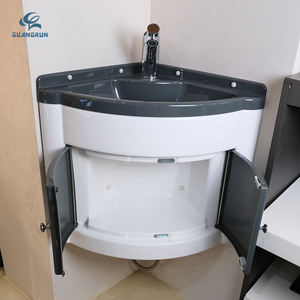 GuangRun Évier d'angle moderne en acrylique avec armoire de douche, design gain de place <span class=keywords><strong>pour</strong></span> unité de <span class=keywords><strong>lavabo</strong></span> de véhicule ou <span class=keywords><strong>caravane</strong></span> - Product Image 6