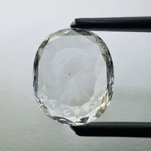 Diamant synthétique ovale brun de haute clarté CVD créé en laboratoire, pierre libre SI1 pour la fabrication de bijoux, bague, artisanat fin - Product Image 1