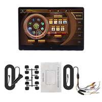 Monitor de Reposacabezas para Coche RoadNavi de 14'' con Pantalla Táctil, Entretenimiento para Asiento Trasero Android 1080P, Tableta con WIFI USB para Películas y Vídeo Reproductor MP5